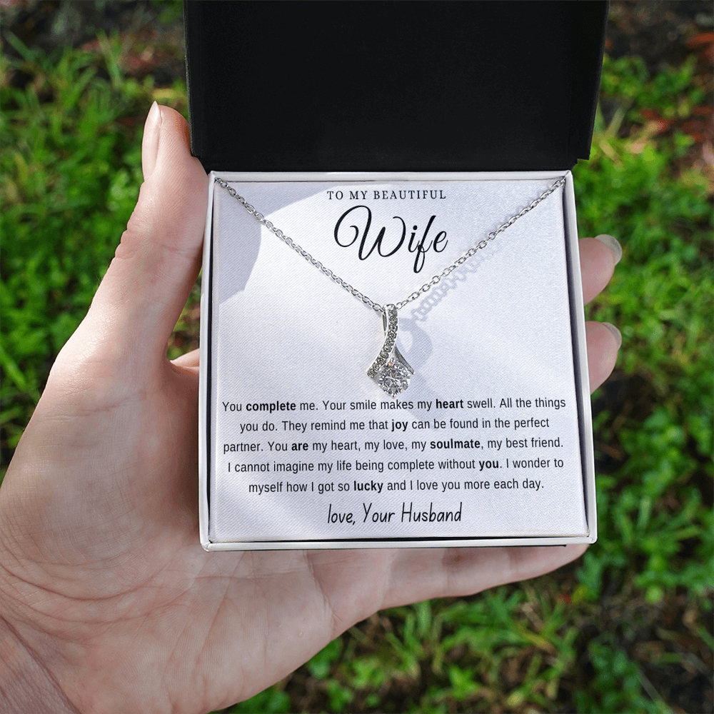 To my wife from husband