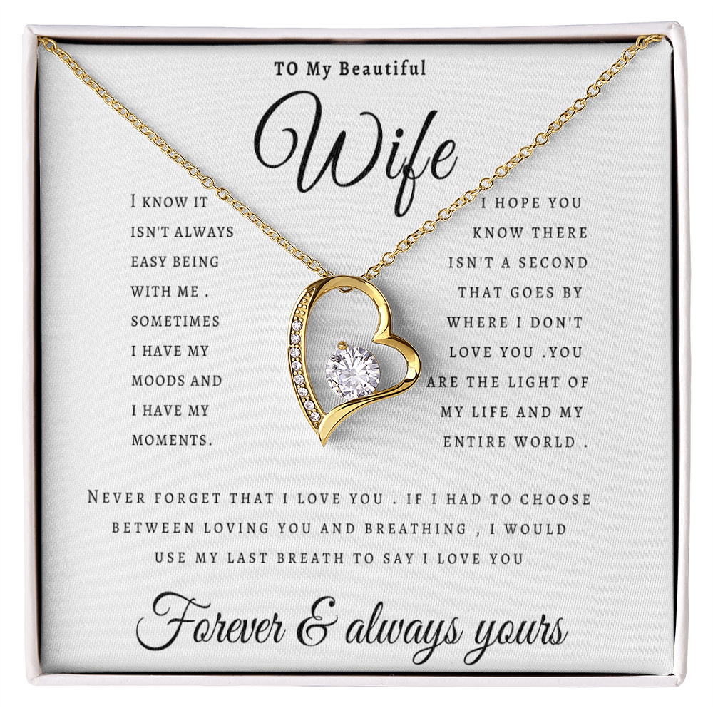Forever & always yours - To My Wife