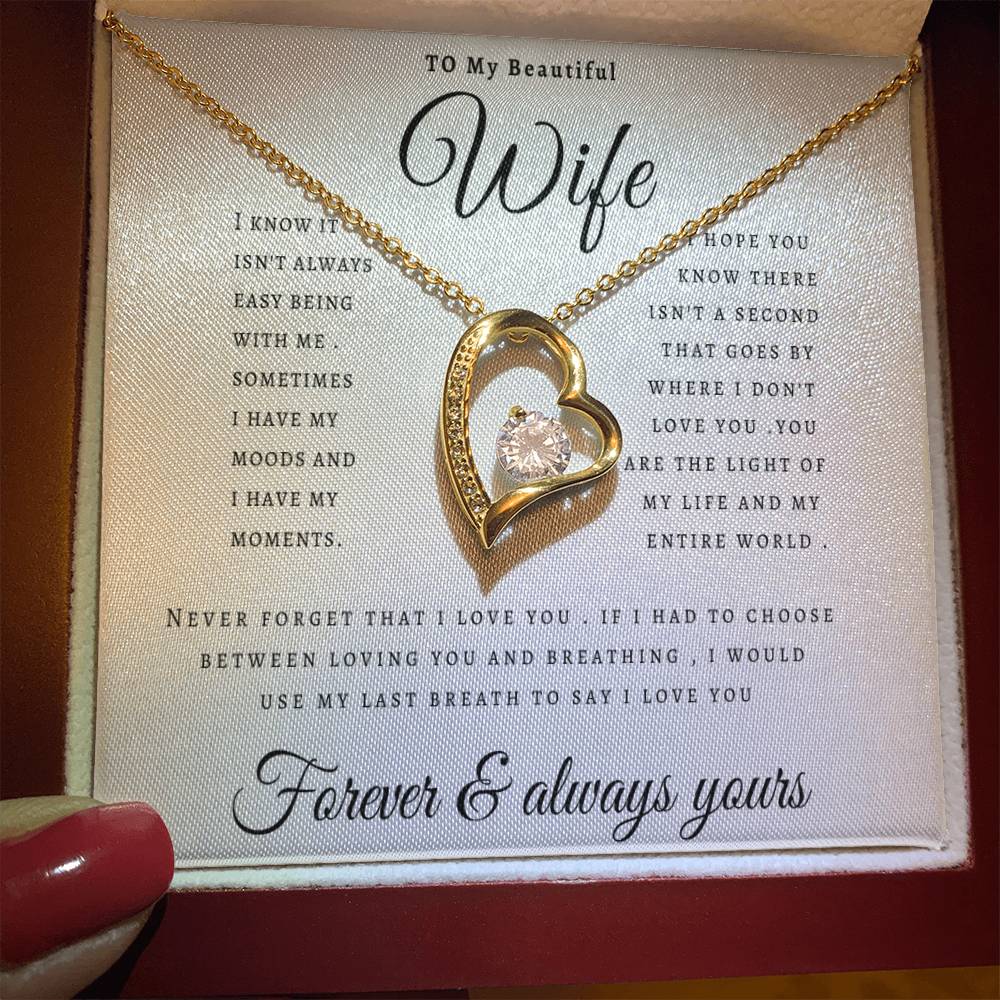 Forever & always yours - To My Wife