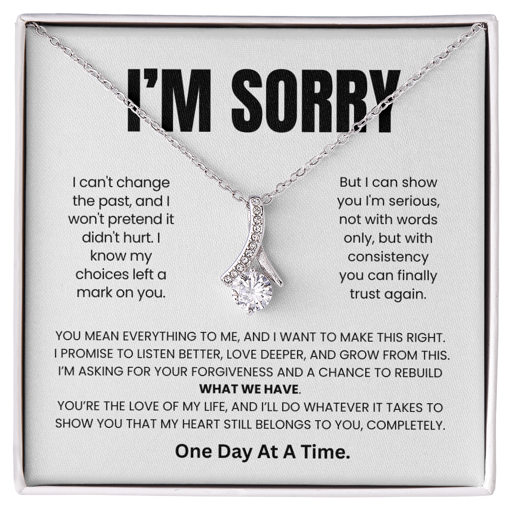 Apology Gift For Her – Alluring Beauty Necklace –One Day At A Time.