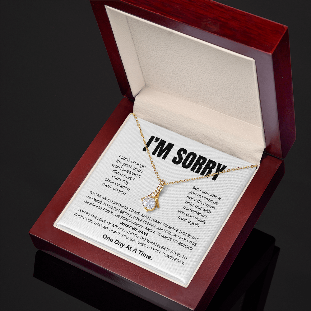 Apology Gift For Her – Alluring Beauty Necklace –One Day At A Time.