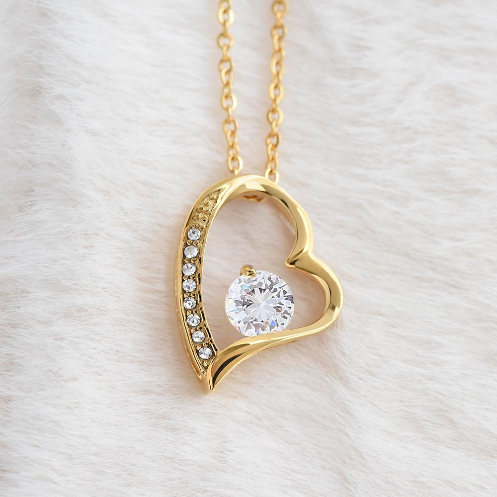 To My Beautiful Daughter - Forever Love Necklace